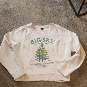 J. Crew Cream Sweatshirt